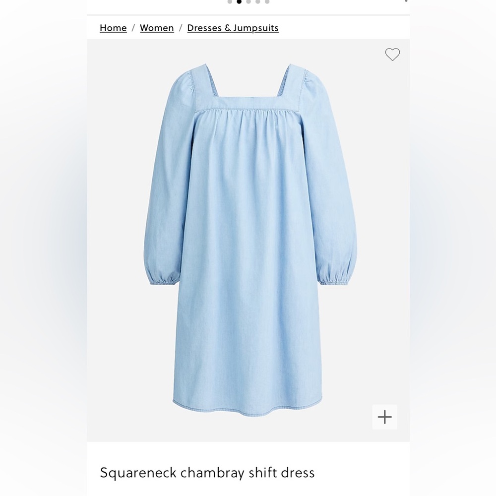 EUC J.Crew Chambray Dress XS